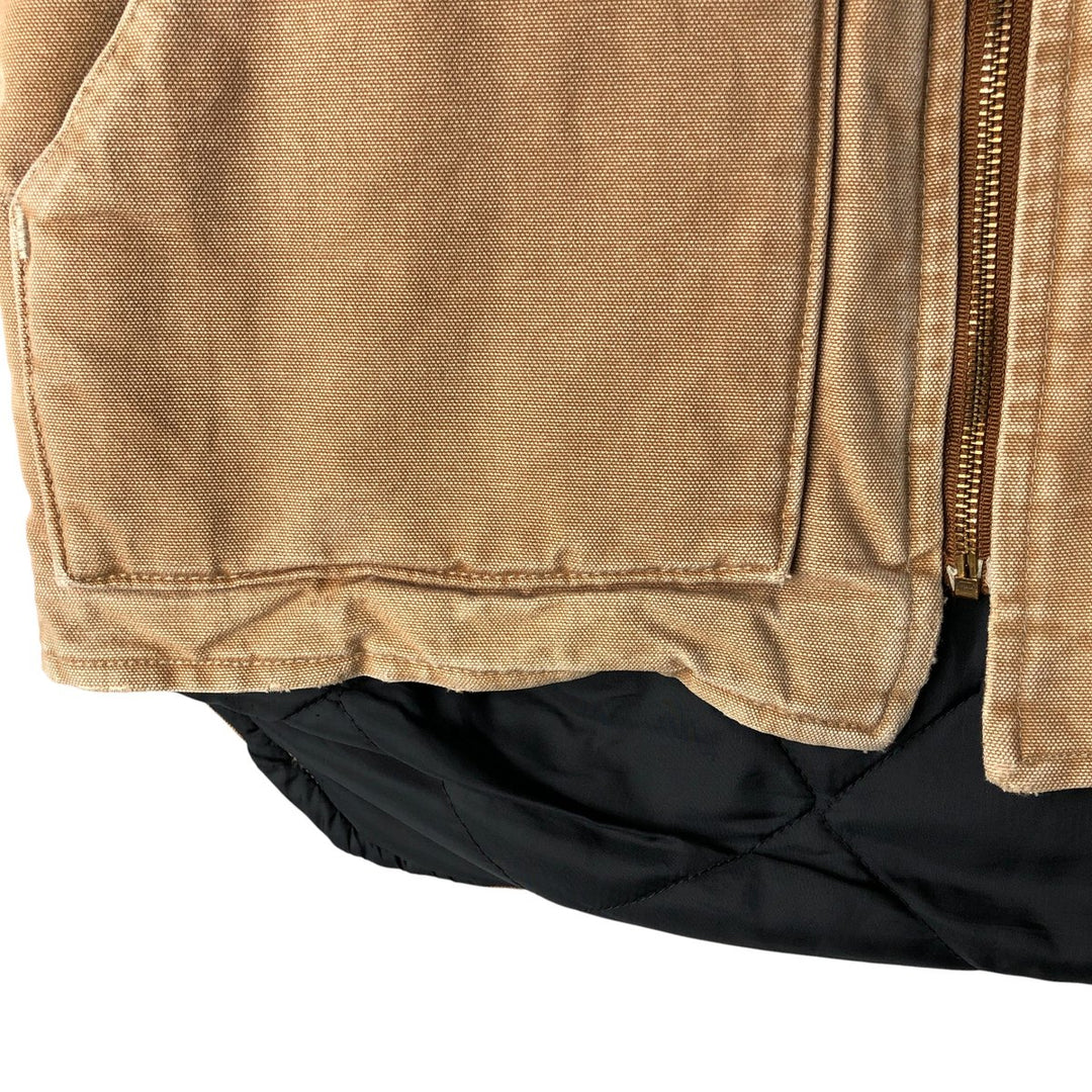Carhartt Classic Padded Duck Vest, Men's Size L unclear beige type brown Vintage Second Hand