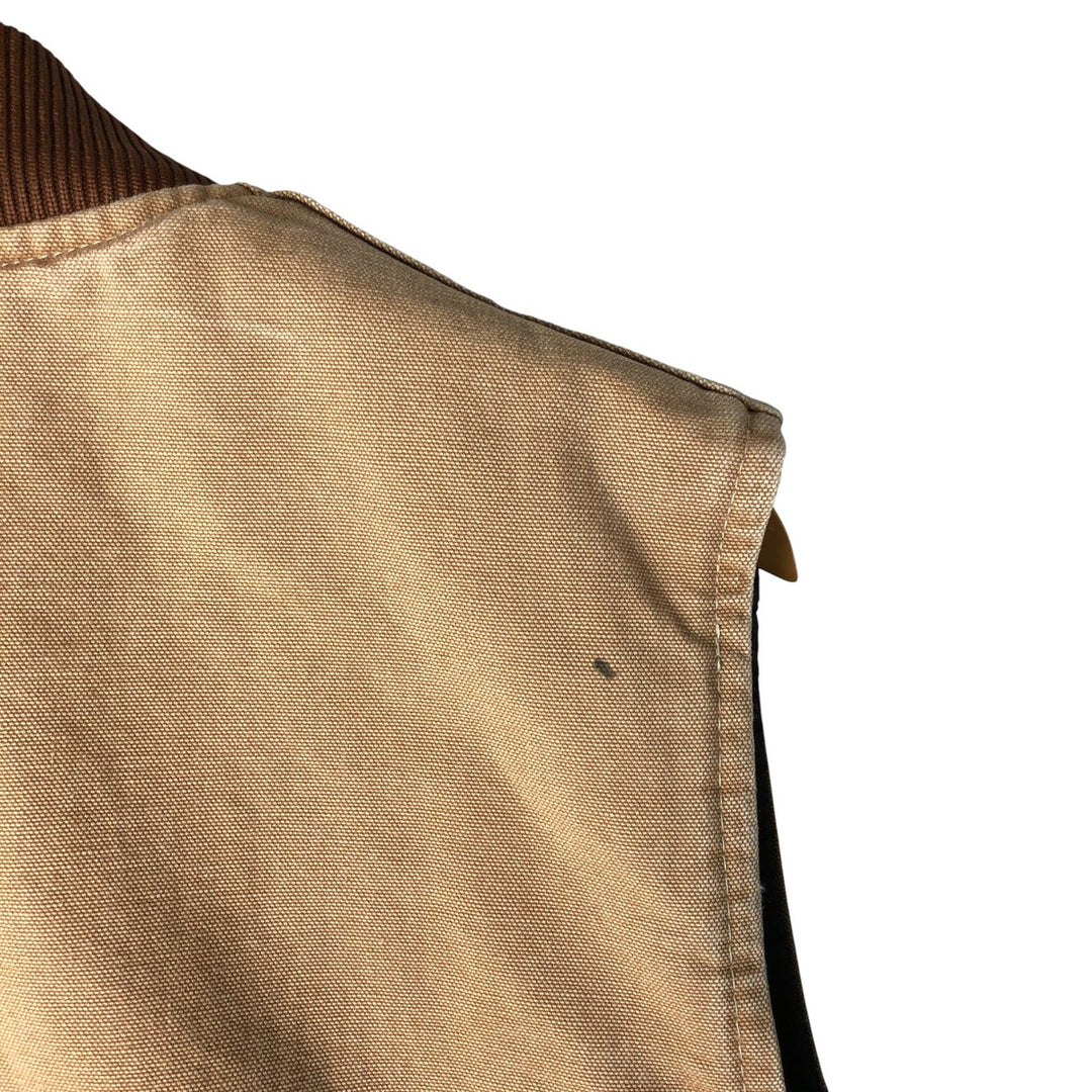 Carhartt Classic Padded Duck Vest, Men's Size L unclear beige type brown Vintage Second Hand