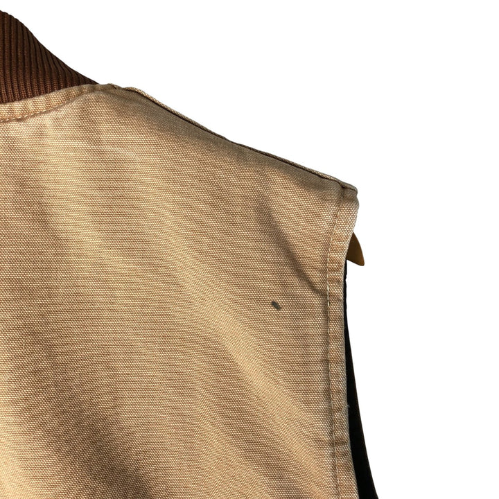 Carhartt Classic Padded Duck Vest, Men's Size L unclear beige type brown Vintage Second Hand