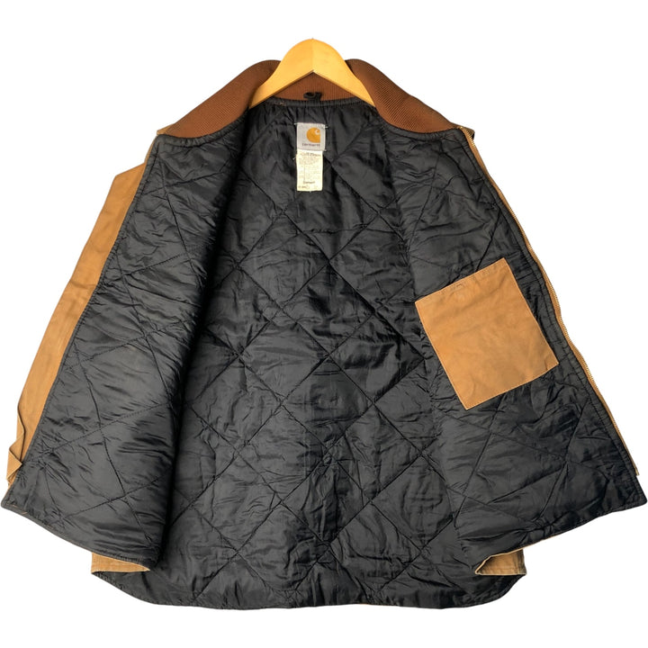 2000'S Carhartt Classic Padded Duck Vest, Men's XXL cotton brown type Vintage Second Hand