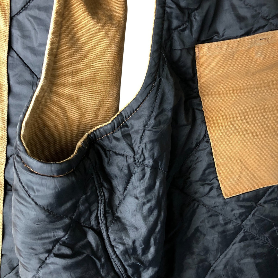 2000'S Carhartt Classic Padded Duck Vest, Men's XXL cotton brown type Vintage Second Hand