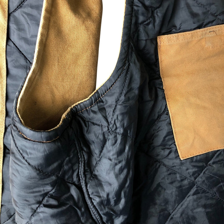 2000'S Carhartt Classic Padded Duck Vest, Men's XXL cotton brown type Vintage Second Hand