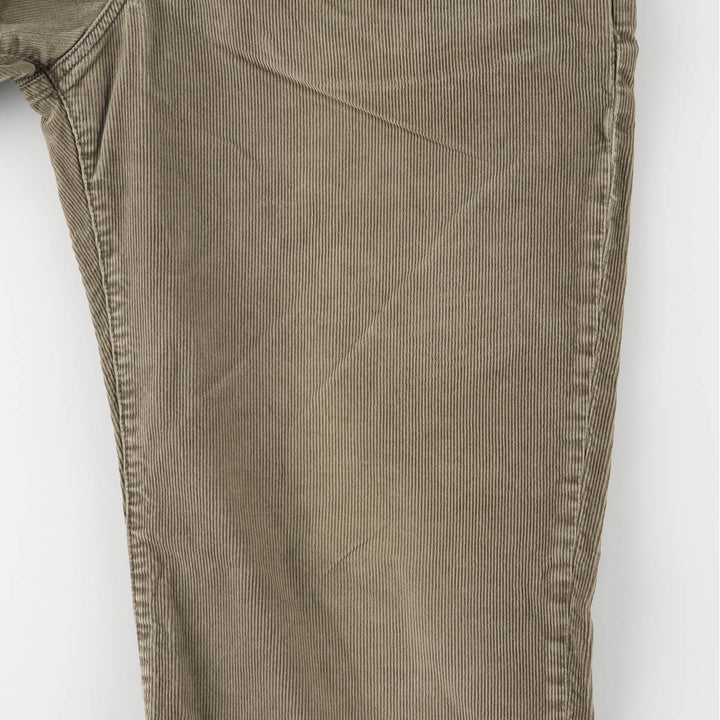 Eddie Bauer Straight Fit Corduroy Pants, Men's, Size 34 cotton Khaki type Vintage Second Hand
