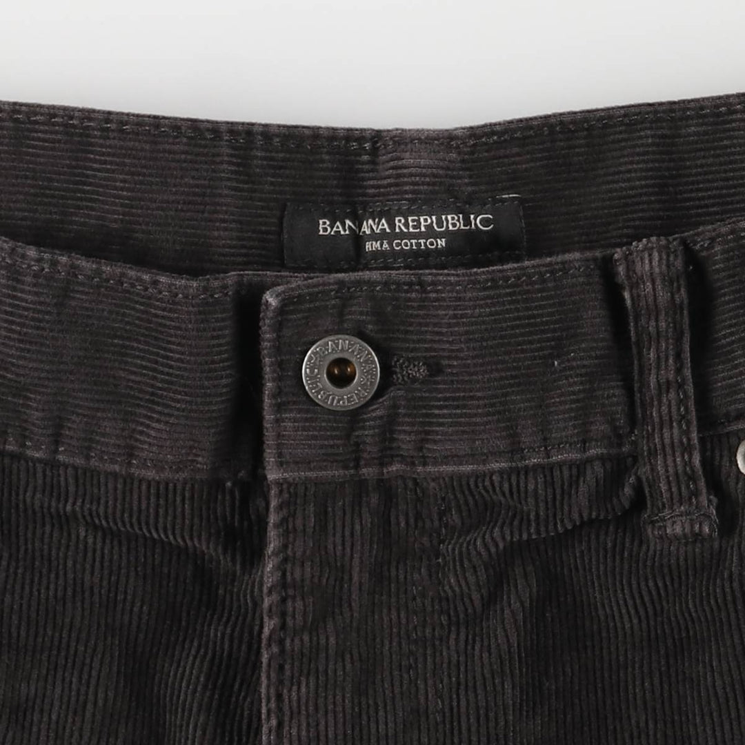 Banana Republic Corduroy Pants, Men's, Size 36 cotton navy blue type Vintage Second Hand