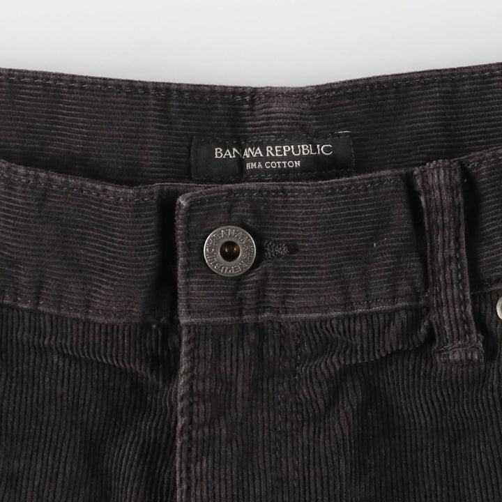 Banana Republic Corduroy Pants, Men's, Size 36 cotton navy blue type Vintage Second Hand