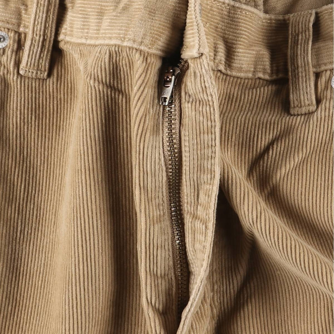 LANDS' END TRADITIONAL FIT Corduroy Pants, Men's, Size 35 cotton Beige type Vintage Second Hand