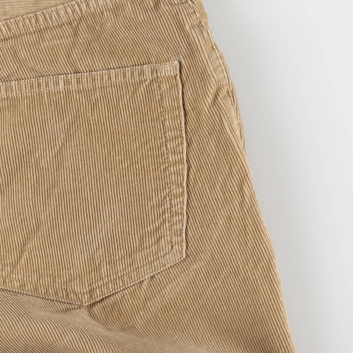 LANDS' END TRADITIONAL FIT Corduroy Pants, Men's, Size 35 cotton Beige type Vintage Second Hand