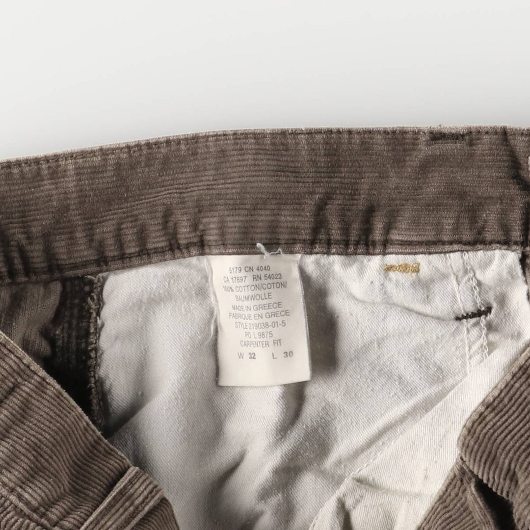 GAP Carpenter Corduroy Pants, Painter Pants, Men's, Size W33 cotton brown type Vintage Second Hand