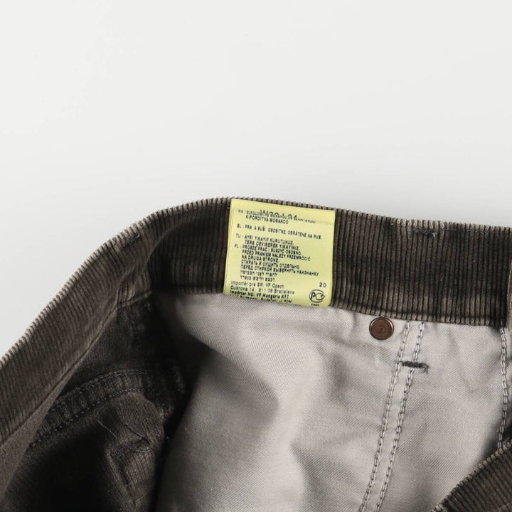 Wrangler Texas Stretch Corduroy Pants, Men's, Size 34 cotton Khaki type Vintage Second Hand