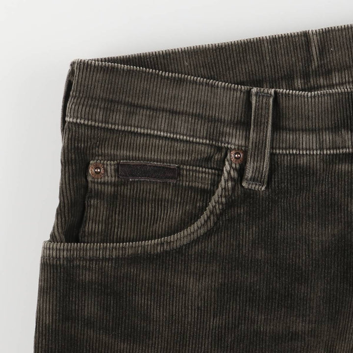 Wrangler Texas Stretch Corduroy Pants, Men's, Size 34 cotton Khaki type Vintage Second Hand
