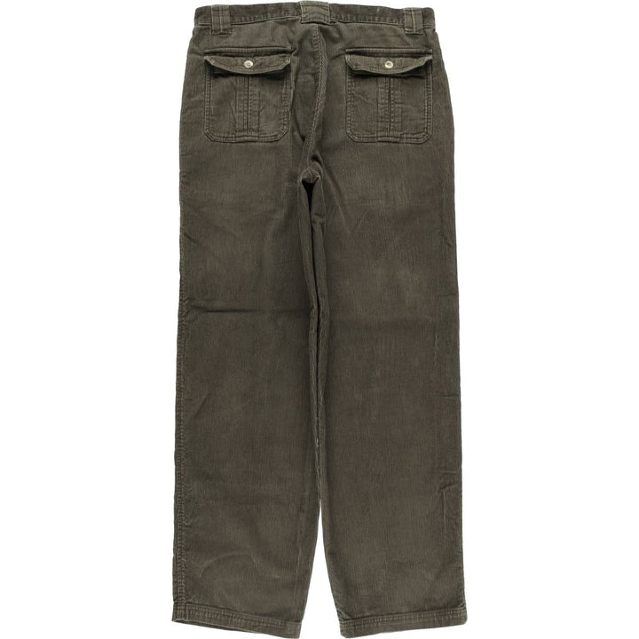 Eddie Bauer Men's Corduroy Pants, Size W35 cotton Khaki type Vintage Second Hand