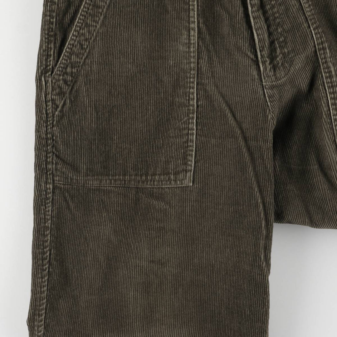 Eddie Bauer Men's Corduroy Pants, Size W35 cotton Khaki type Vintage Second Hand