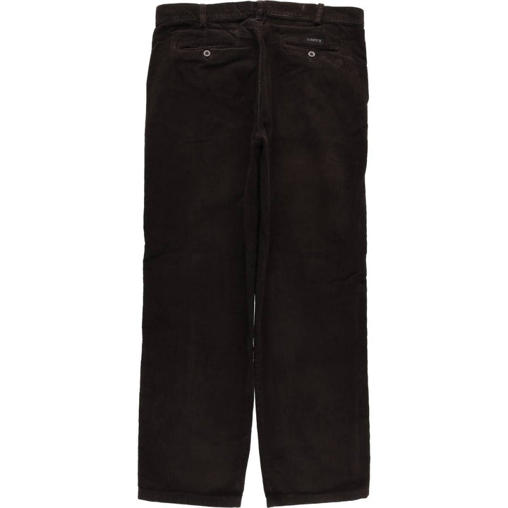 LIBERTO KHAKIS Corduroy Pants Men's Size 36 cotton brown type Vintage Second Hand