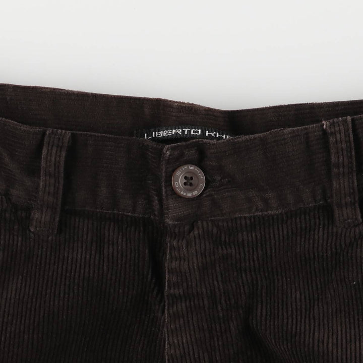 LIBERTO KHAKIS Corduroy Pants Men's Size 36 cotton brown type Vintage Second Hand