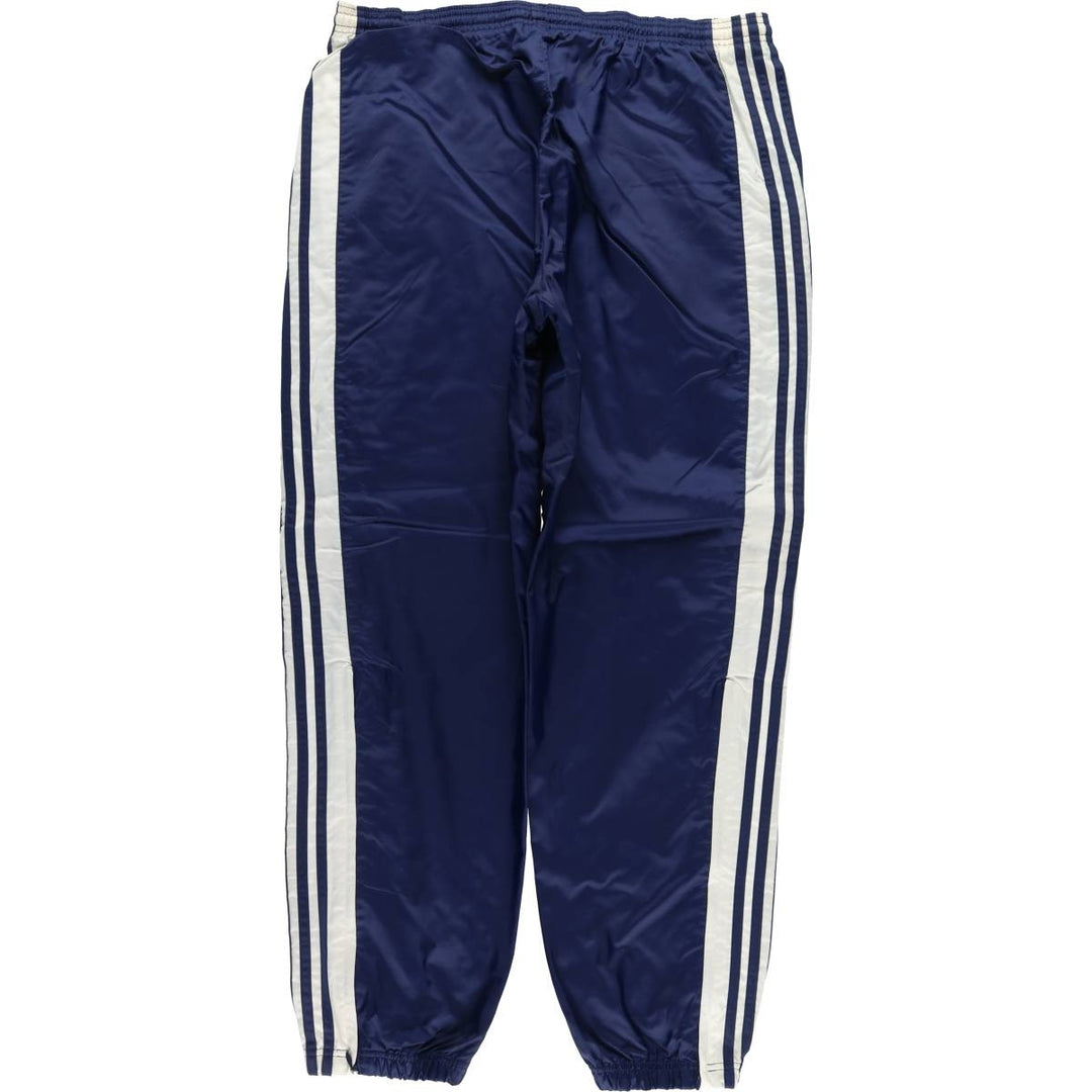 Adidas Team nylon pants, men's size M Nylon blue type Vintage Second Hand