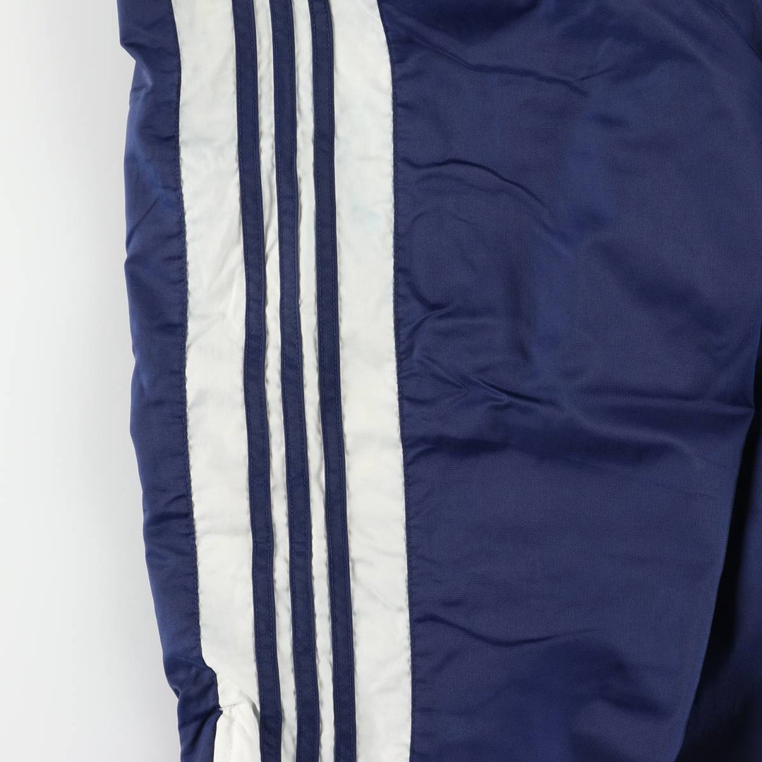 Adidas Team nylon pants, men's size M Nylon blue type Vintage Second Hand