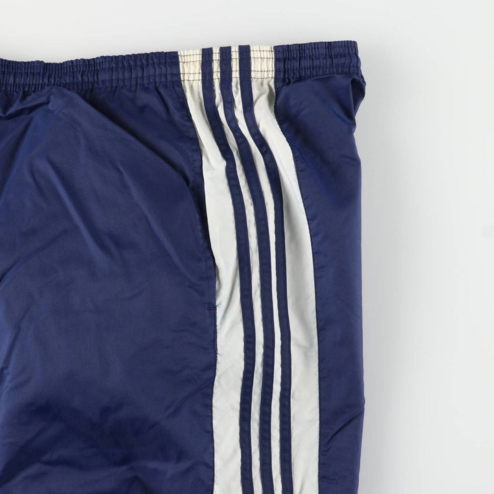 Adidas Team nylon pants, men's size M Nylon blue type Vintage Second Hand