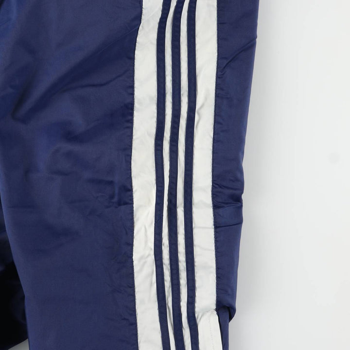 Adidas Team nylon pants, men's size M Nylon blue type Vintage Second Hand