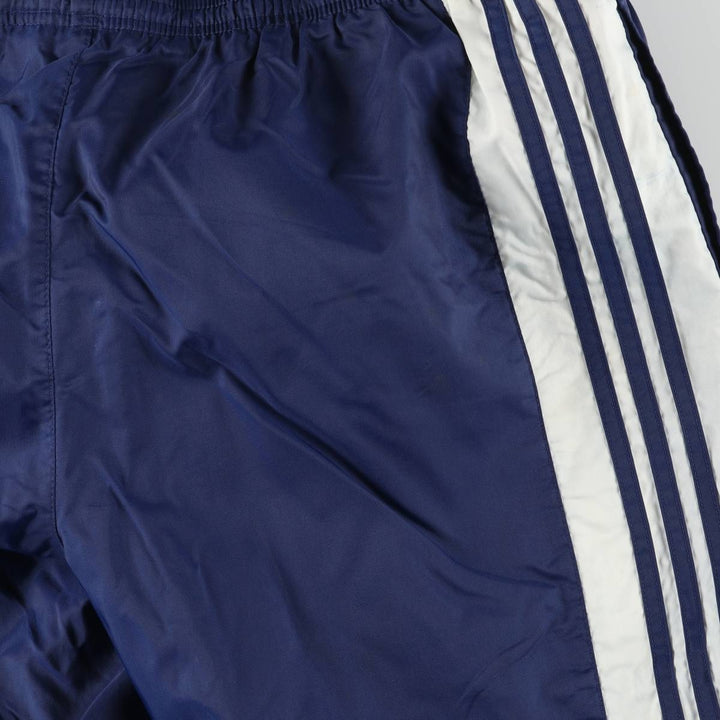 Adidas Team nylon pants, men's size M Nylon blue type Vintage Second Hand