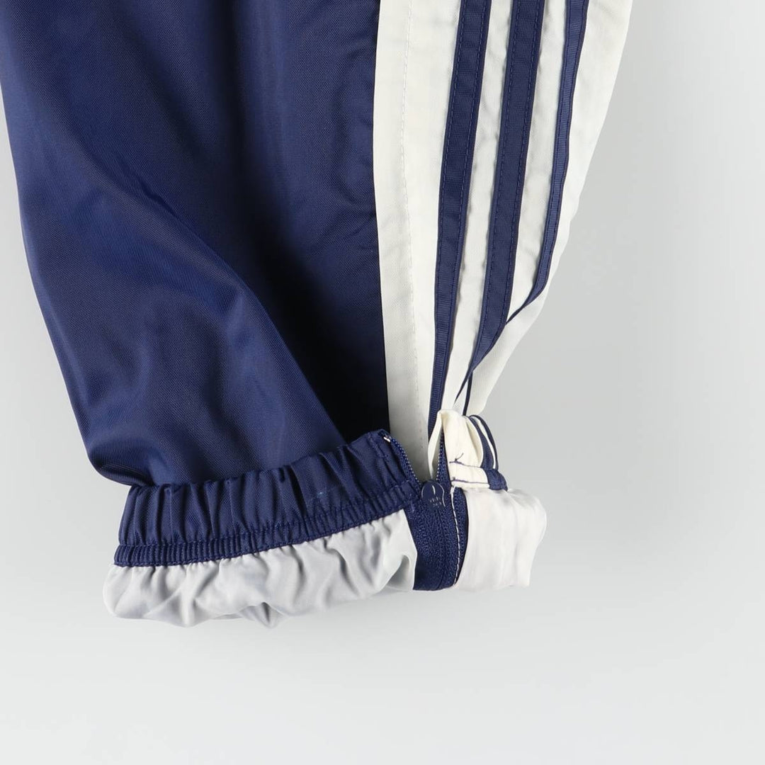Adidas Team nylon pants, men's size M Nylon blue type Vintage Second Hand