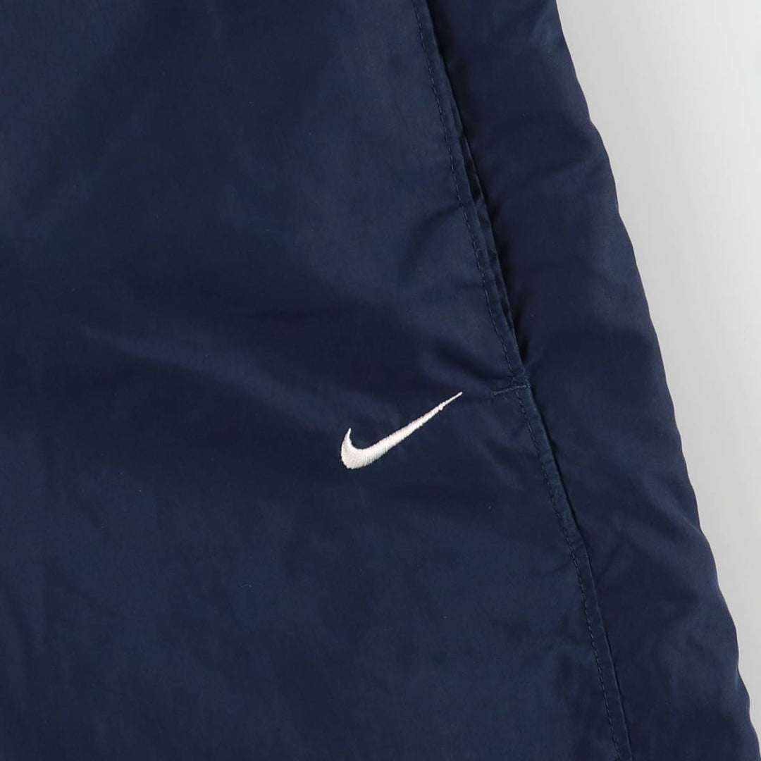 00'S Nike Warm-up Pants, Nylon Pants, Rustling Pants, Men's M Size polyester blue type Vintage Second Hand