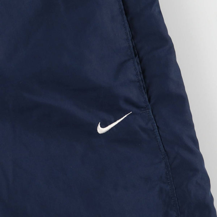 00'S Nike Warm-up Pants, Nylon Pants, Rustling Pants, Men's M Size polyester blue type Vintage Second Hand