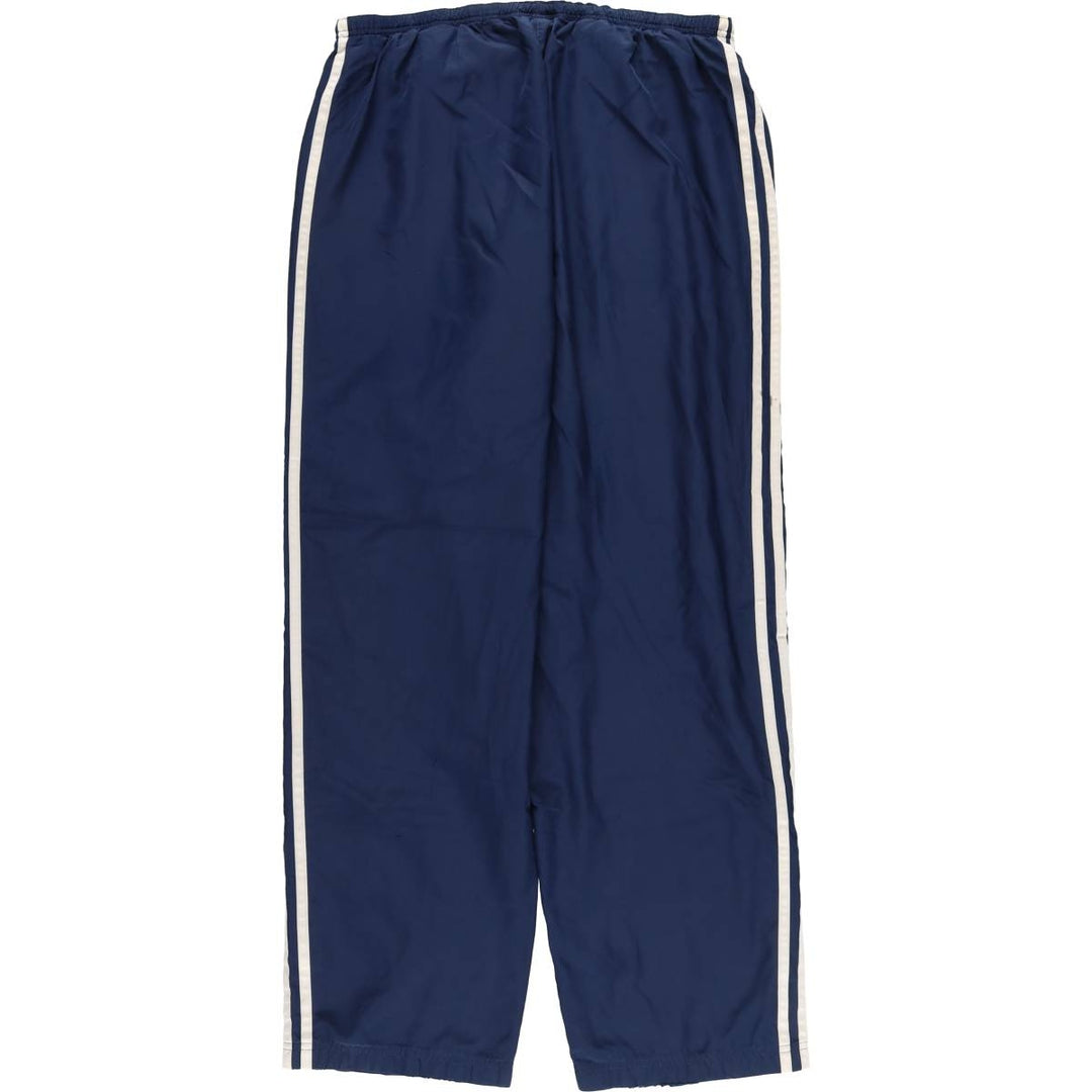 00'S Adidas nylon pants, rustling pants, men's size L Nylon blue type Vintage Second Hand