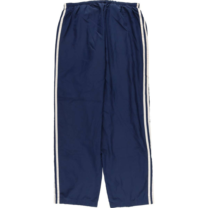 00'S Adidas nylon pants, rustling pants, men's size L Nylon blue type Vintage Second Hand