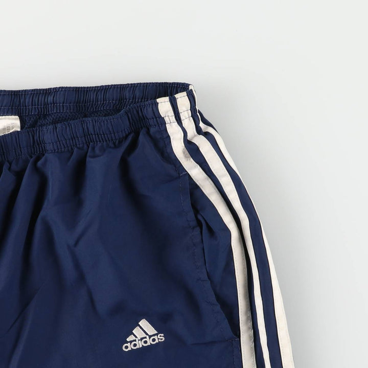 00'S Adidas nylon pants, rustling pants, men's size L Nylon blue type Vintage Second Hand