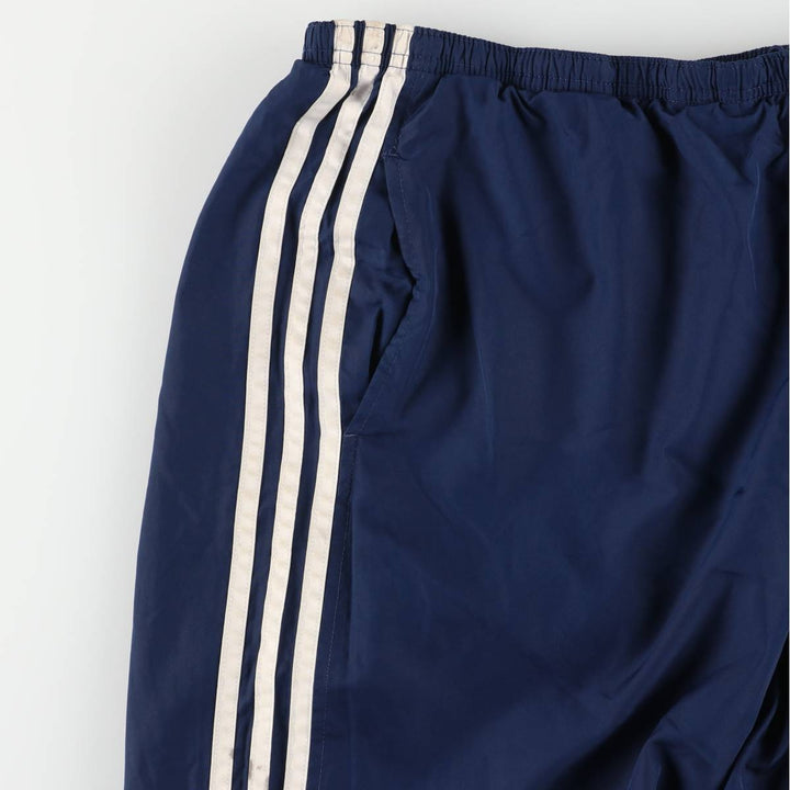 00'S Adidas nylon pants, rustling pants, men's size L Nylon blue type Vintage Second Hand