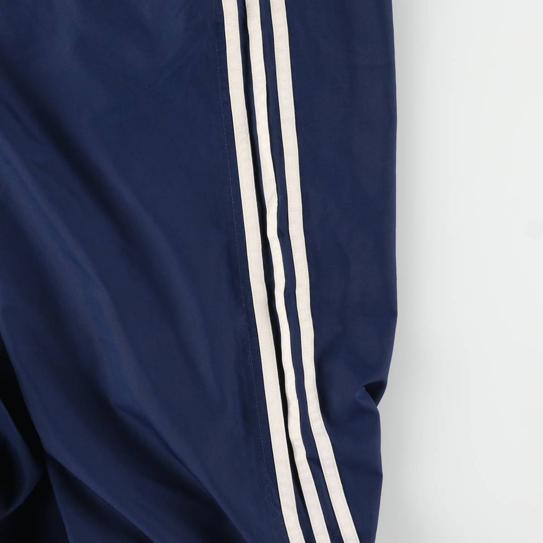 00'S Adidas nylon pants, rustling pants, men's size L Nylon blue type Vintage Second Hand