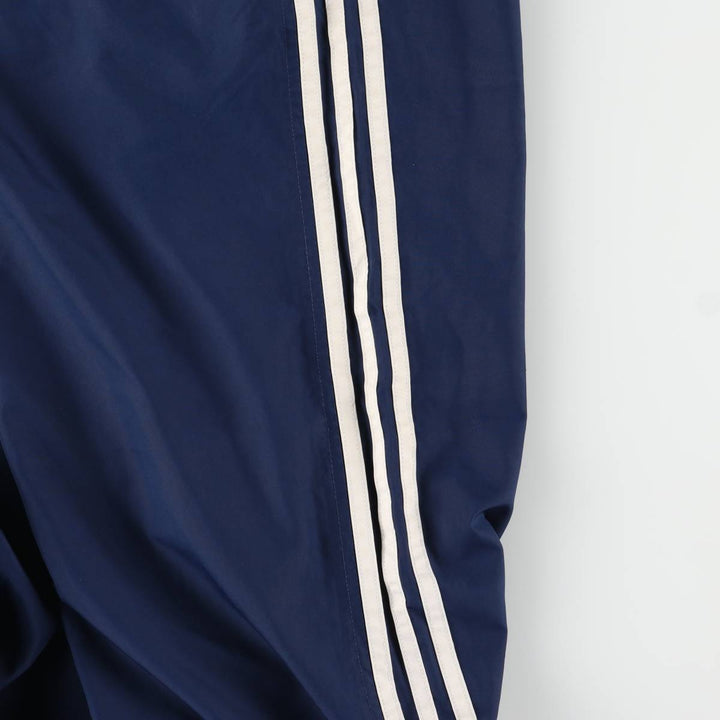 00'S Adidas nylon pants, rustling pants, men's size L Nylon blue type Vintage Second Hand