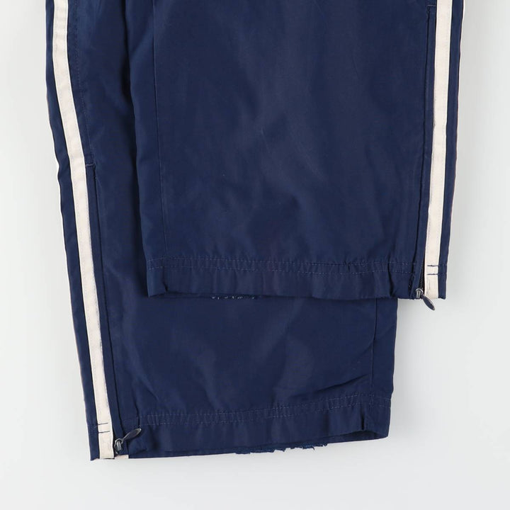 00'S Adidas nylon pants, rustling pants, men's size L Nylon blue type Vintage Second Hand