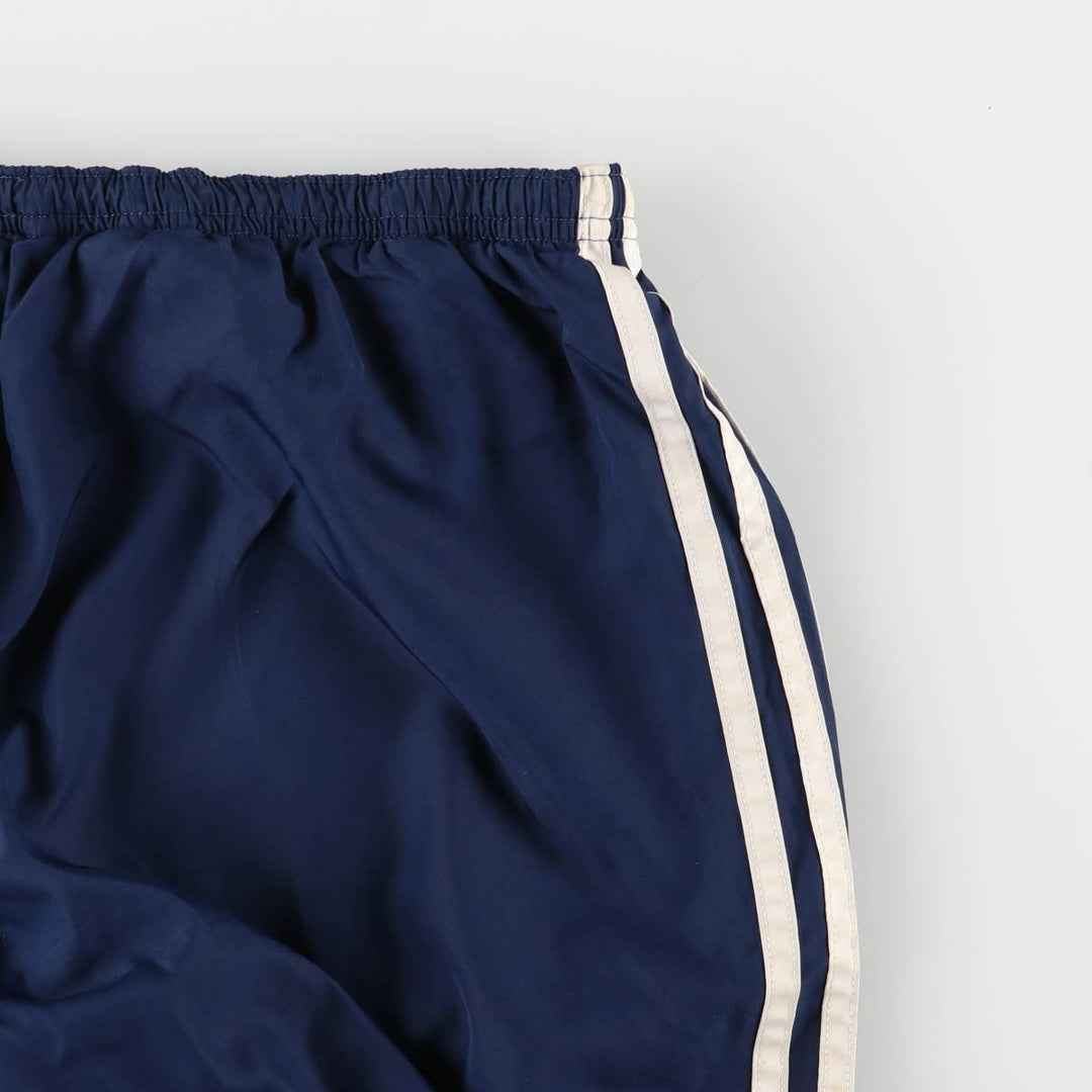 00'S Adidas nylon pants, rustling pants, men's size L Nylon blue type Vintage Second Hand