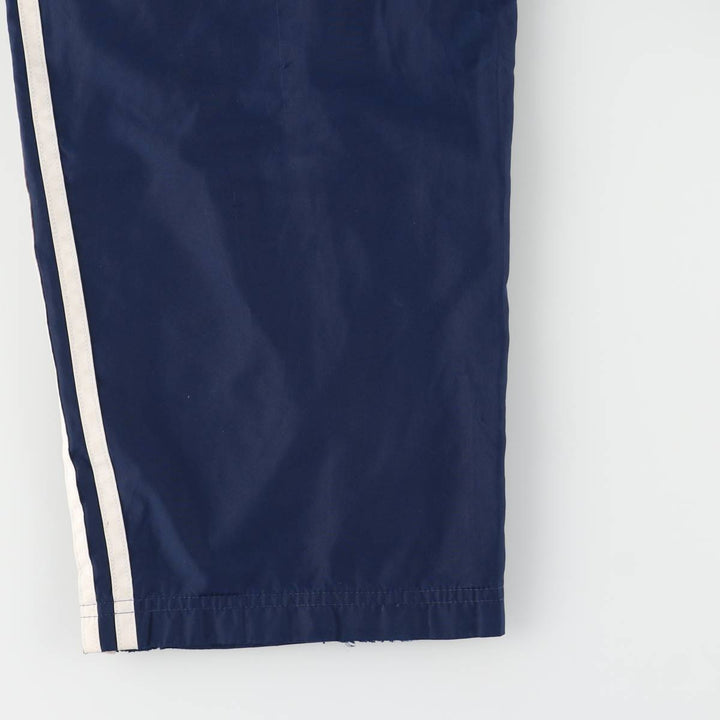 00'S Adidas nylon pants, rustling pants, men's size L Nylon blue type Vintage Second Hand