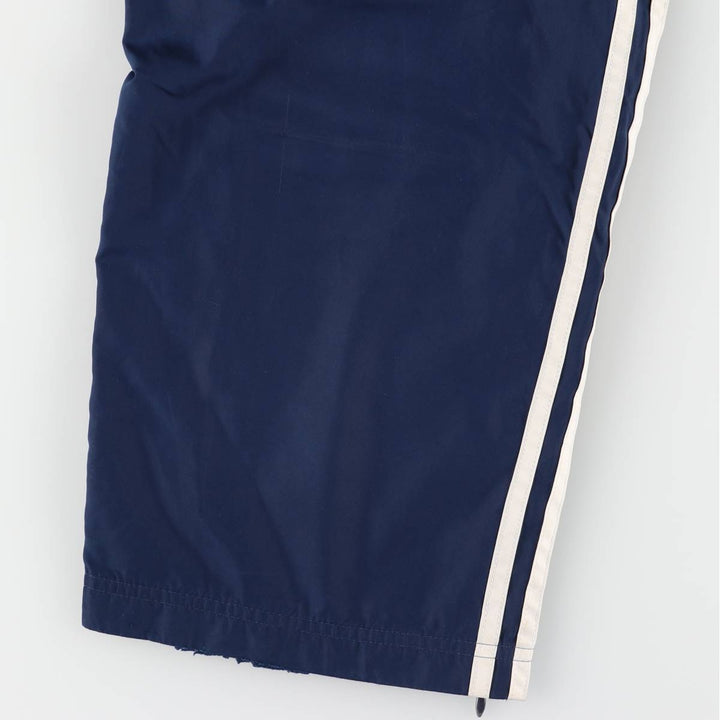 00'S Adidas nylon pants, rustling pants, men's size L Nylon blue type Vintage Second Hand
