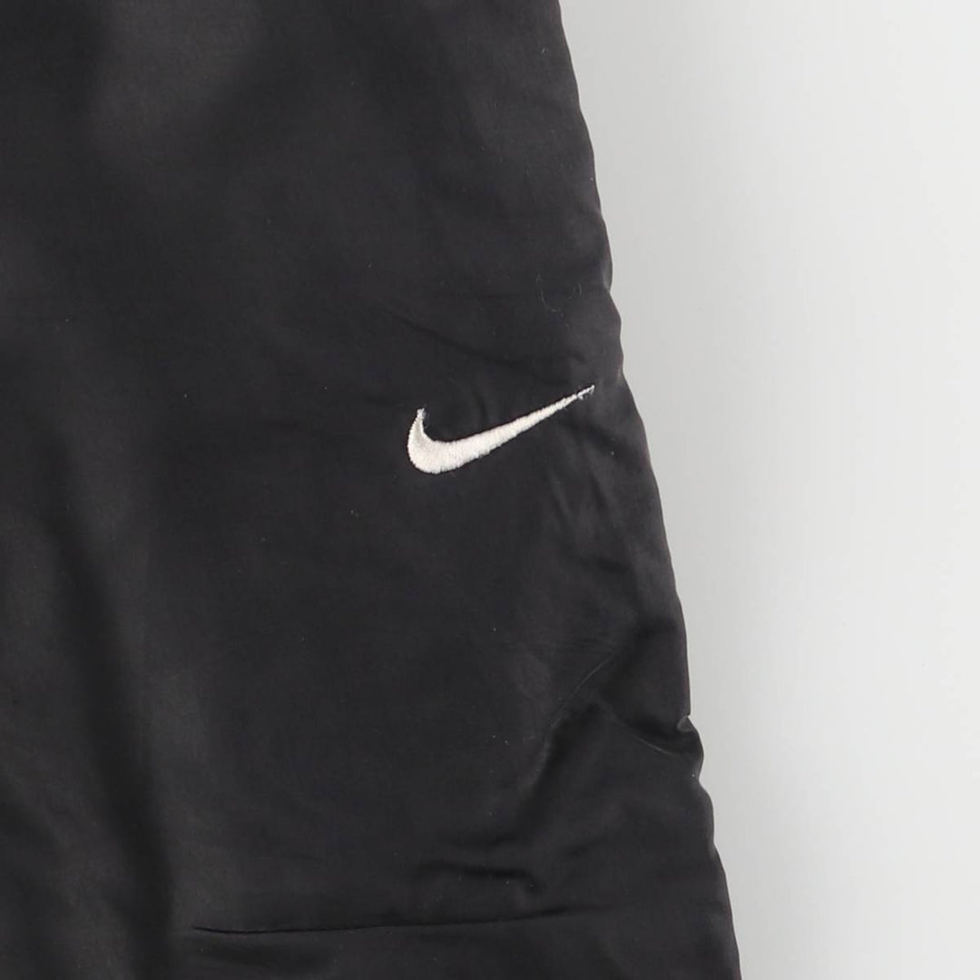00'S Nike Warm-up Pants, Nylon Pants, Rustling Pants, Men's XL Size Nylon black type Vintage Second Hand