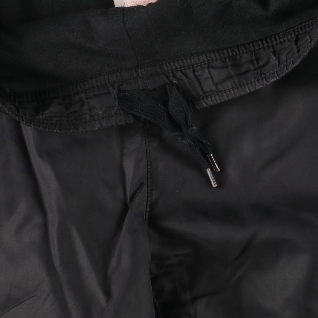 00'S Nike Warm-up Pants, Nylon Pants, Rustling Pants, Men's XL Size Nylon black type Vintage Second Hand