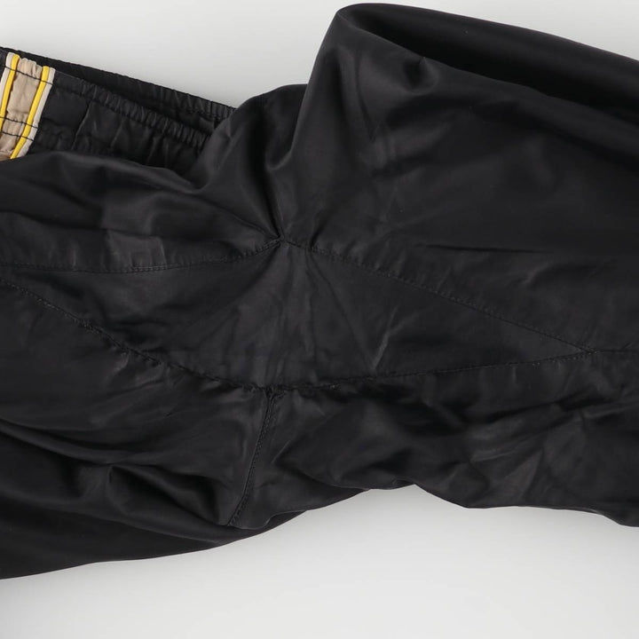 00'S Nike Warm-up Pants, Nylon Pants, Rustling Pants, Men's XL Size Nylon black type Vintage Second Hand
