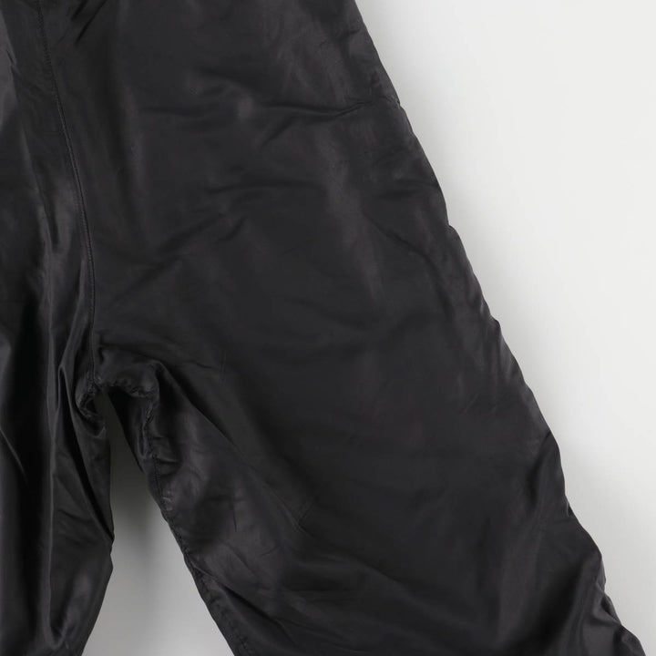 00'S Nike Warm-up Pants, Nylon Pants, Rustling Pants, Men's XL Size Nylon black type Vintage Second Hand