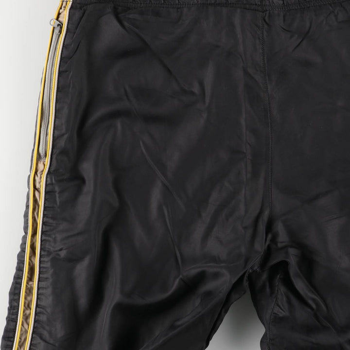 00'S Nike Warm-up Pants, Nylon Pants, Rustling Pants, Men's XL Size Nylon black type Vintage Second Hand