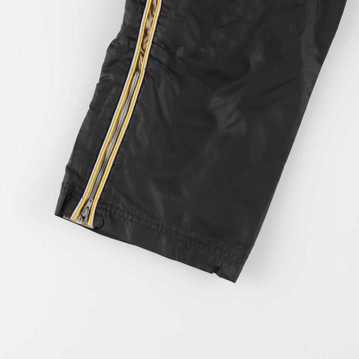 00'S Nike Warm-up Pants, Nylon Pants, Rustling Pants, Men's XL Size Nylon black type Vintage Second Hand
