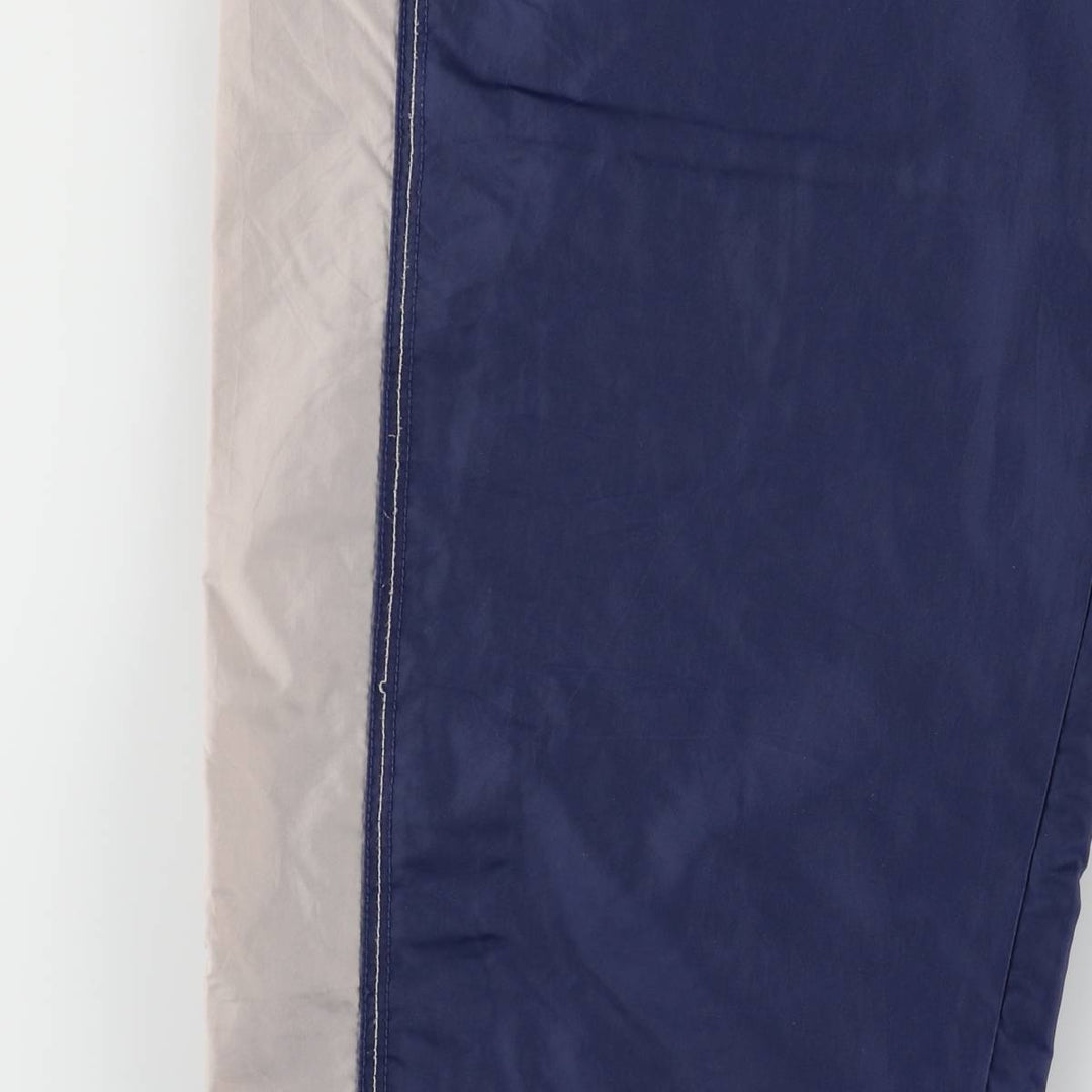 00'S Adidas nylon pants, rustling pants, men's size M Nylon Navy blue Vintage Second Hand