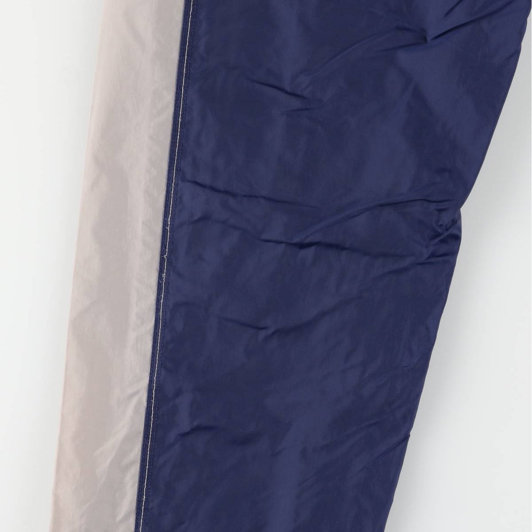 00'S Adidas nylon pants, rustling pants, men's size M Nylon Navy blue Vintage Second Hand