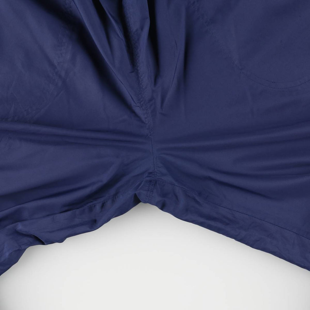 00'S Adidas warm-up pants, nylon pants, rustling pants, men's size L polyester navy blue type Vintage Second Hand