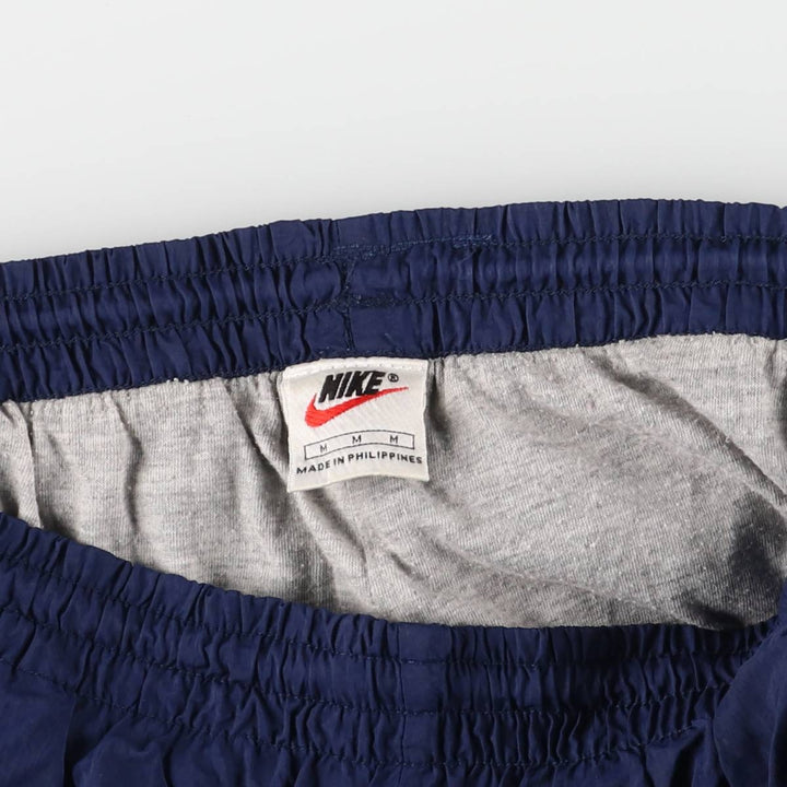 90'S Nike Nylon Pants, Shaka Shaka Pants, Men's M Size, Vintage Nylon Navy blue Vintage Second Hand