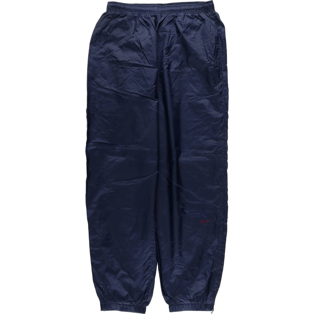 90'S Nike Nylon Pants, Shaka Shaka Pants, Men's XL Size, Vintage Nylon navy blue type Vintage Second Hand