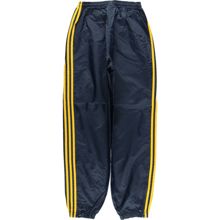 Vintage 90s-00'S Adidas nylon pants, crinkle pants, men's size M Nylon navy blue type Vintage Second Hand