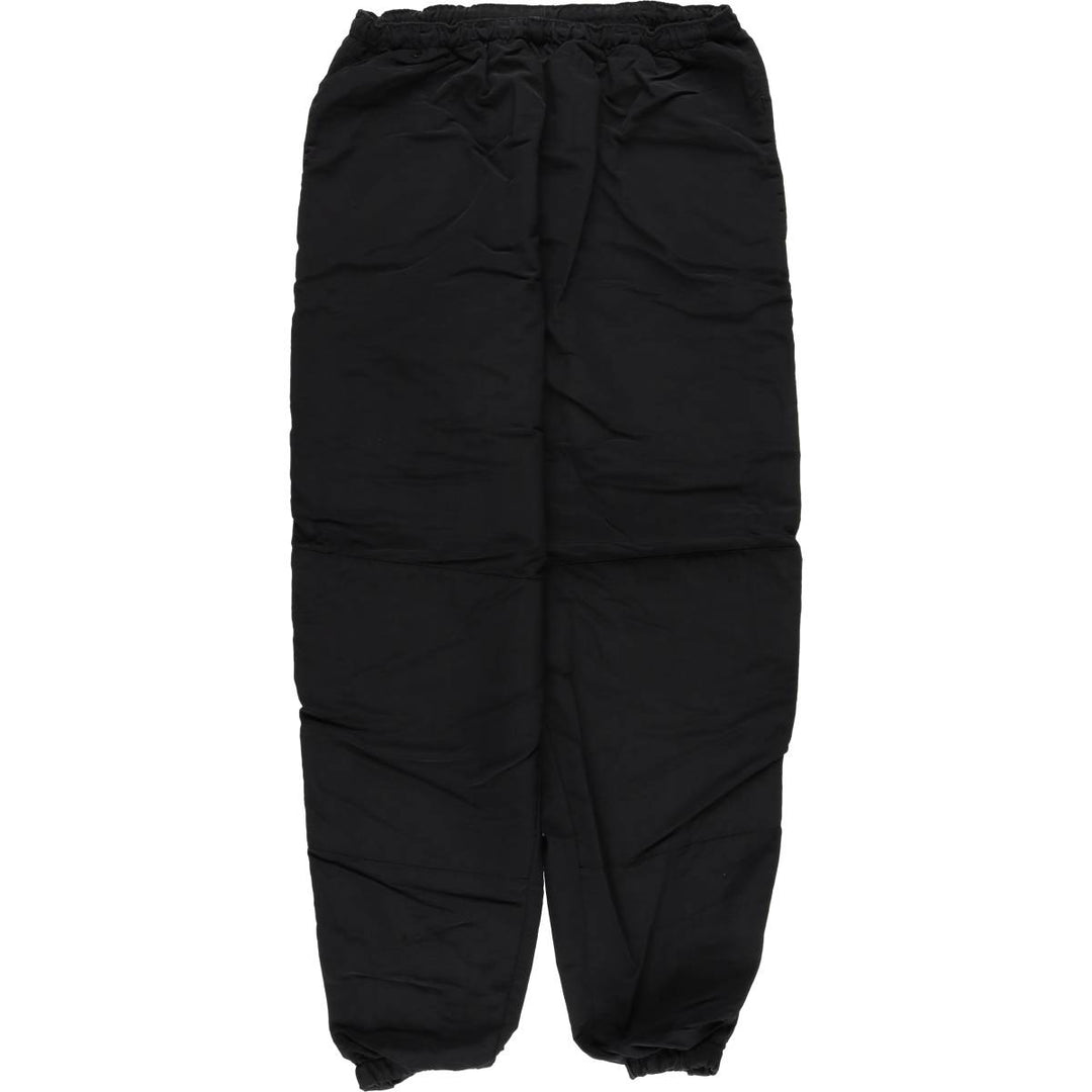 1990'S US Military PFU Training Pants, Nylon, Shaka Shaka Pants, Made in USA, Large Nylon black type Vintage Second Hand