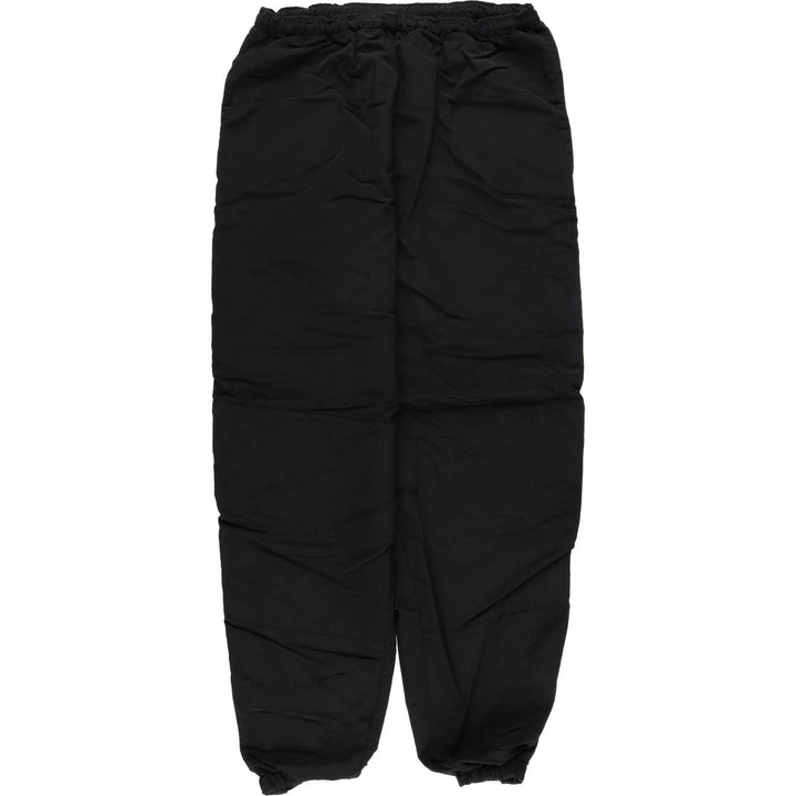 1990'S US Military PFU Training Pants, Nylon, Shaka Shaka Pants, Made in USA, Large Nylon black type Vintage Second Hand